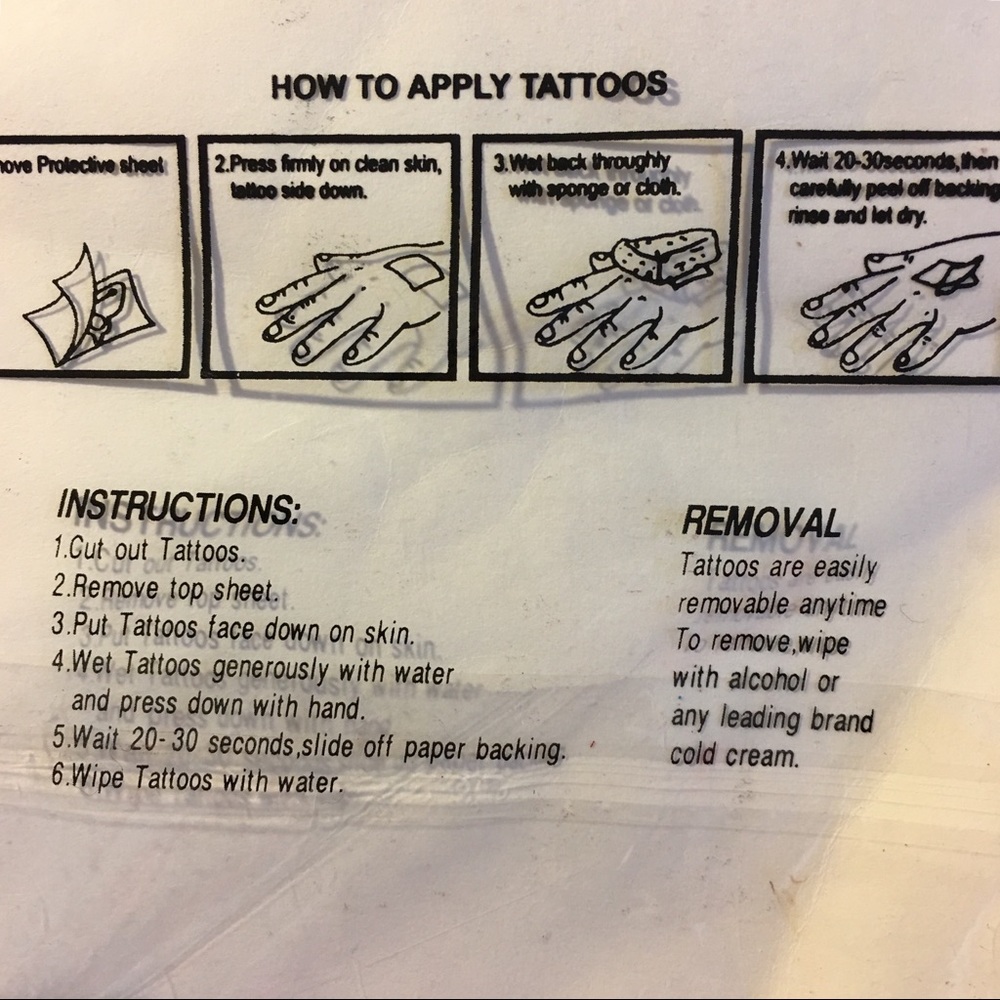 NWT - Henna Temporary Tattoos - Picture 7 of 8